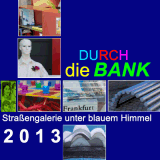 Vorderseite Fotobuch: Durch die Bank, Straßengalerie unter blauem Himmel 2013